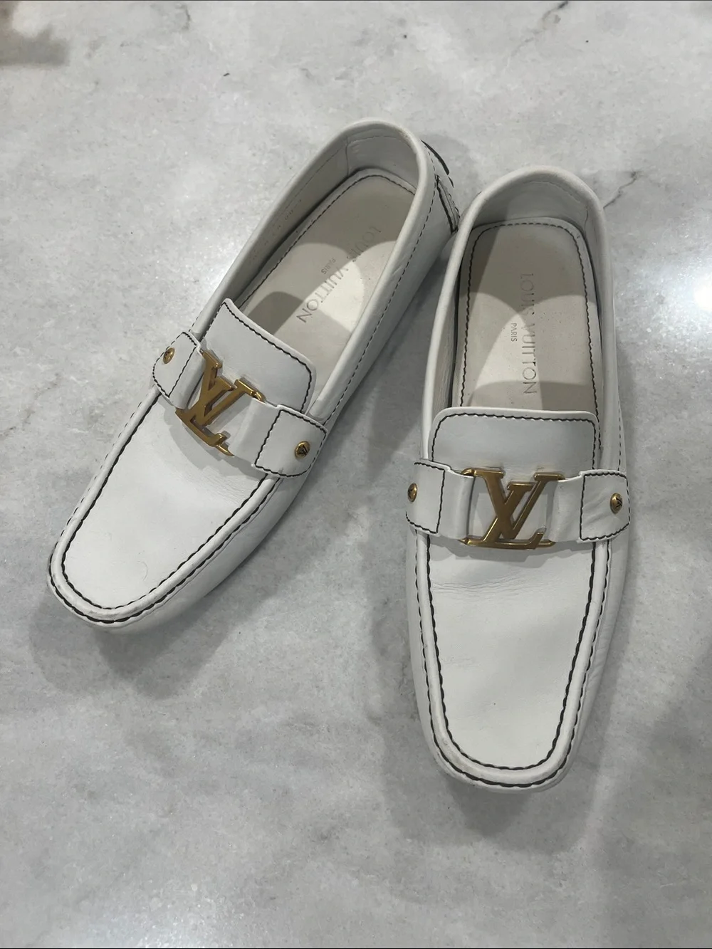 Louis Vuitton Monte Carlo Loafers Men's LV Buckle Loafers